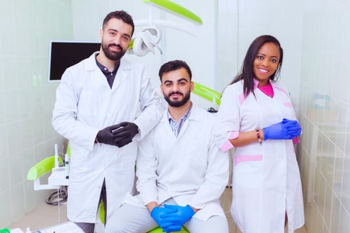 cultura da equipe de dentista