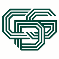Abstract dark green geometric logo of three interlocking octagonal shapes with white inner borders forming a symmetrical knot-like pattern